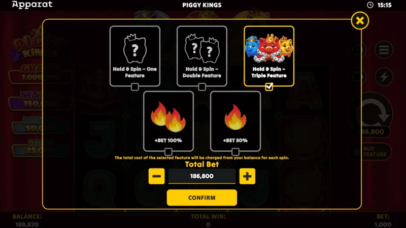 Piggy Kings – stor vinst i Hold and Spin